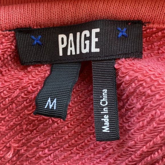 PAIGE from Neiman’s 100% Penelo faded tie dye sweatshirt with ruffles. Worn once - Picture 7 of 12